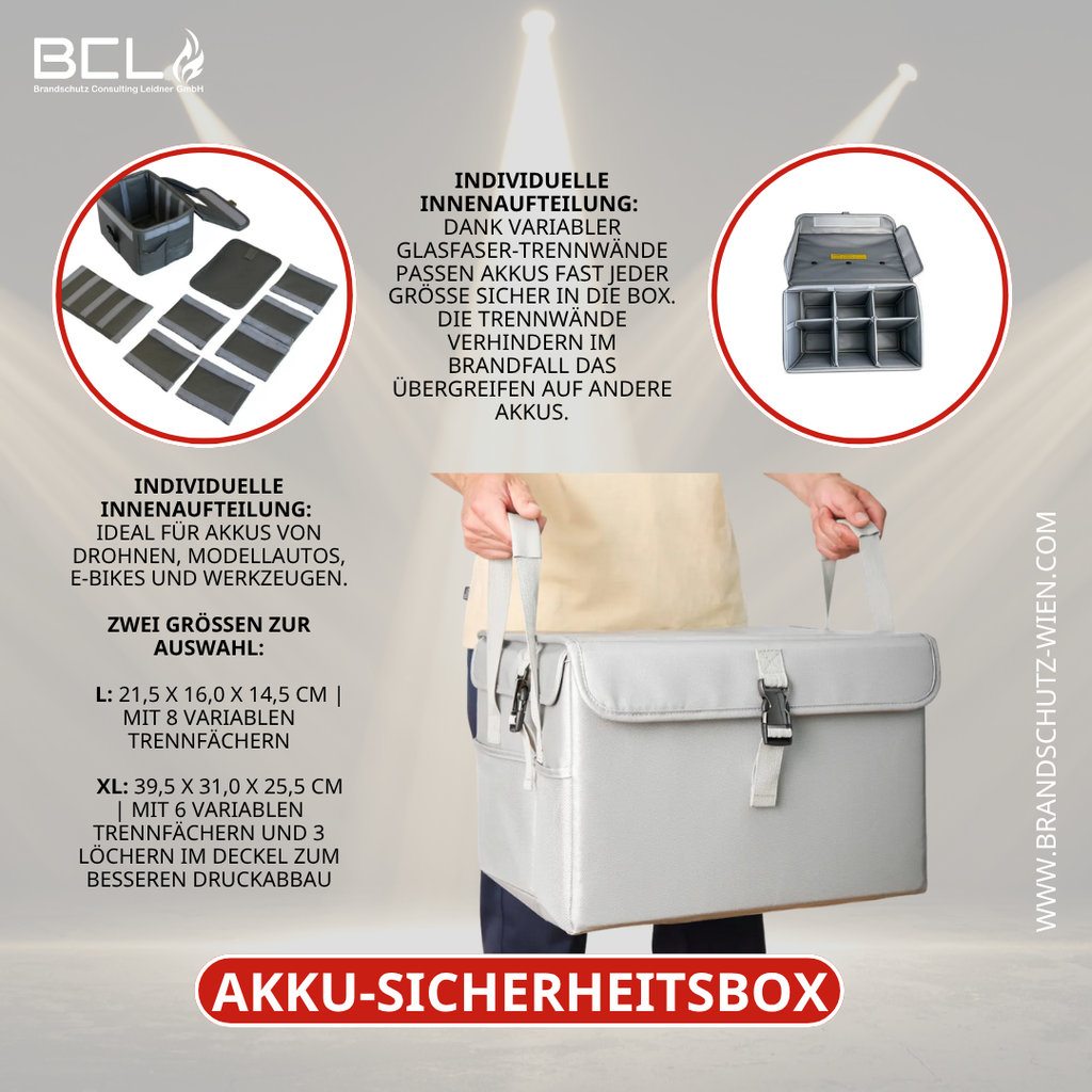 VLITEX Akku-Sicherheitsbox