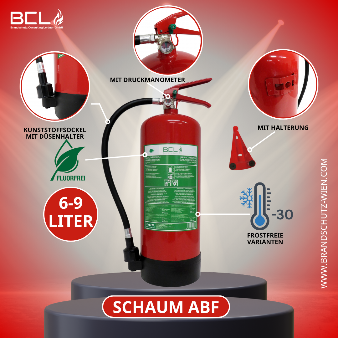 WECO AB Fluorfreie Schaum Feuerlöscher