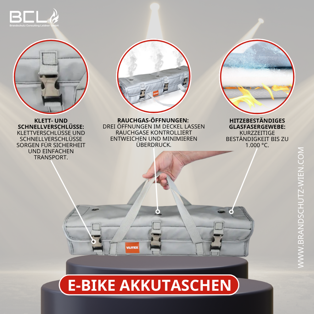 VLITEX E-Bike Akku-Tasche