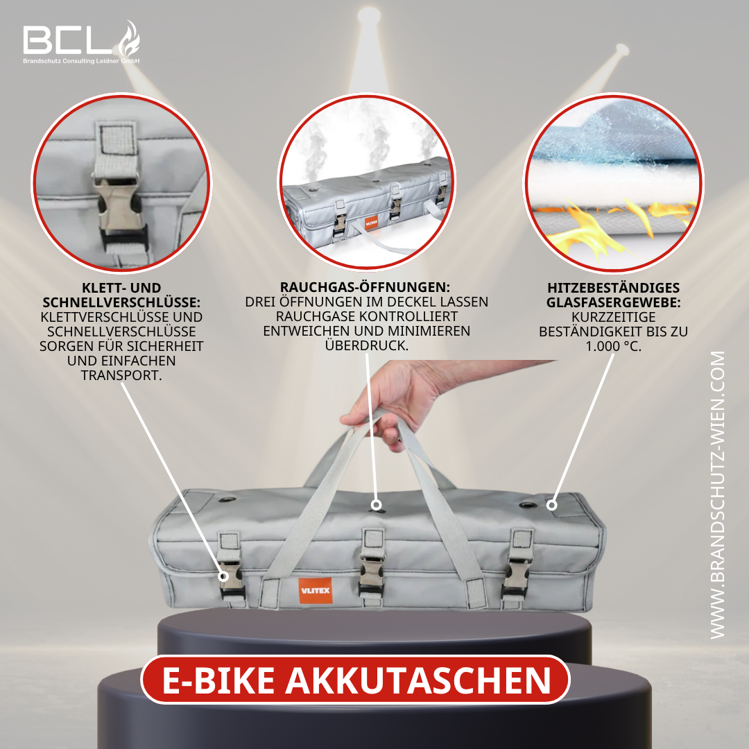 VLITEX E-Bike Akku-Tasche